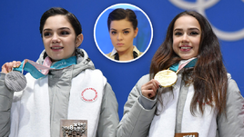 Пятница. Пхенчхан. Евгения МЕДВЕДЕВА и Алина ЗАГИТОВА.