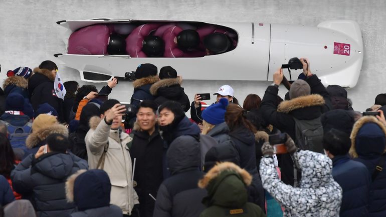 Боб-четверка Максима АНДРИАНОВА. Фото AFP Боб-четверка Максима АНДРИАНОВА. Фото AFP