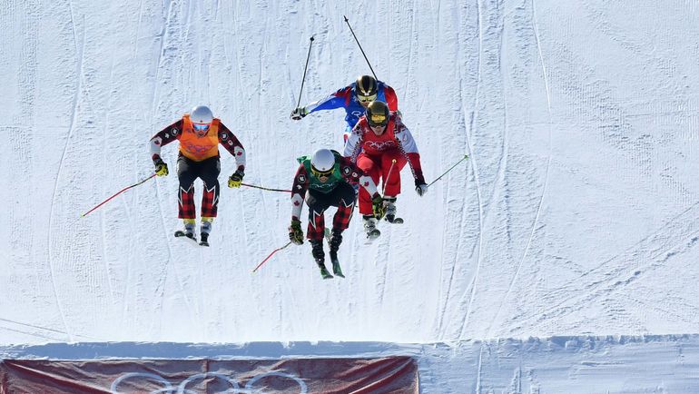 Сергей РИДЗИК (справа) во время финального заезда Олимпийских игр. Фото REUTERS Сергей РИДЗИК (справа) во время финального заезда Олимпийских игр. Фото REUTERS