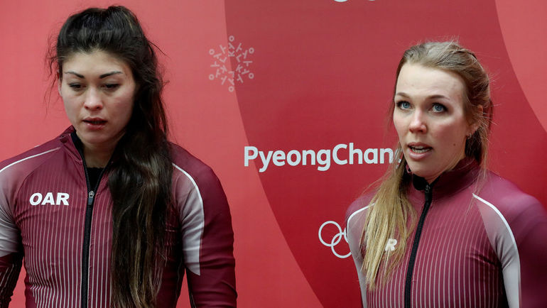 Бобслеистка Надежда СЕРГЕЕВА (справа) и керлингист Александр Крушельницкий были уличены в употреблении допинга. Фото REUTERS Бобслеистка Надежда СЕРГЕЕВА (справа) и керлингист Александр Крушельницкий были уличены в употреблении допинга. Фото REUTERS