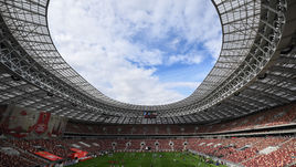 Стадион "Лужники", где пройдет стартовый матч чемпионата мира 2018 года.