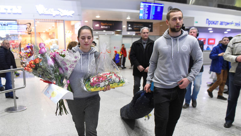Анастасия БРЫЗГАЛОВА и Александр КРУШЕЛЬНИЦКИЙ. Фото REUTERS Анастасия БРЫЗГАЛОВА и Александр КРУШЕЛЬНИЦКИЙ. Фото REUTERS