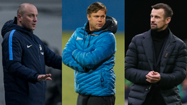 Владислав РАДИМОВ (в центре), Дмитрий ХОХЛОВ (слева) и Сергей СЕМАК.