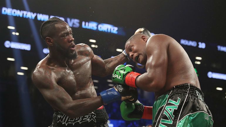 Деонтей УАЙЛДЕР и Луис Ортис. Фото AFP Деонтей УАЙЛДЕР и Луис Ортис. Фото AFP