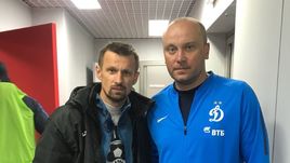 Сегодня. Уфа. "Уфа" - "Динамо" - 1:1. Сергей СЕМАК и Дмитрий ХОХЛОВ.