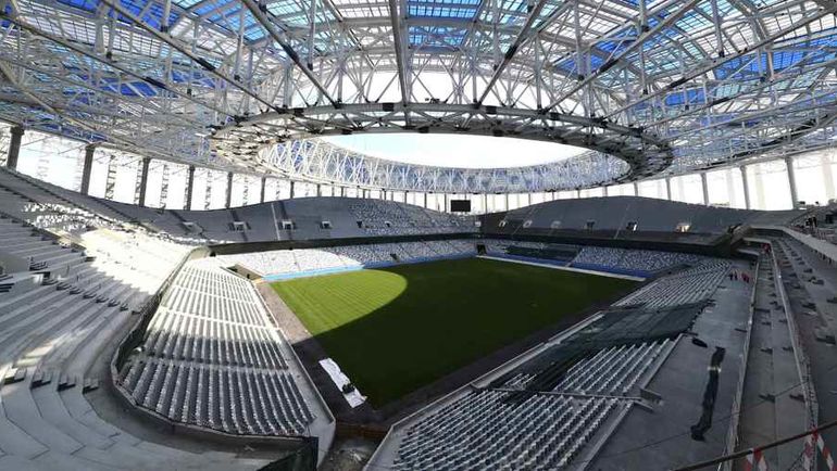 Стадион в Нижнем Новгороде. Фото AFP Стадион в Нижнем Новгороде. Фото AFP