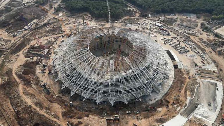 Стадион в Самаре. Фото AFP Стадион в Самаре. Фото AFP