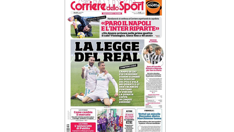 Corriere della Sera. Corriere della Sera.