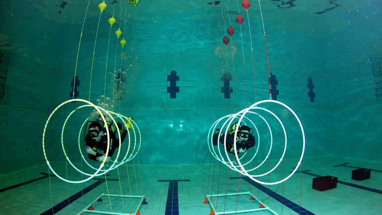 Полоса препятствий. Фото Александр ГУБИН, Федерации спортивного дайвинга Полоса препятствий. Фото Александр ГУБИН, Федерации спортивного дайвинга