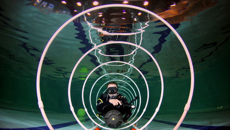 Полоса препятствий. Фото Александр ГУБИН, Федерации спортивного дайвинга Полоса препятствий. Фото Александр ГУБИН, Федерации спортивного дайвинга