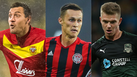 Артем ДЗЮБА, Александр РЯЗАНЦЕВ и Олег ШАТОВ.