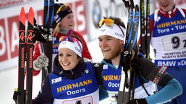 Суббота. Контиолахти. Анаис ШЕВАЛЬЕ и Антонен ГИГОННА.