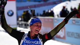 Контиолахти. Масс-старт. Первая - Хинц, Юрлова - 19-я. Онлайн 