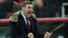 Воскресенье. Москва. "Спартак" - "СКА-Хабаровск" - 1:0. 90-я минута. Радость Массимо КАРРЕРЫ после гола Фернанду.