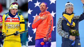 Себастьян САМУЭЛЬССОН, Лоуэлл БЭЙЛИ и Валя СЕМЕРЕНКО.