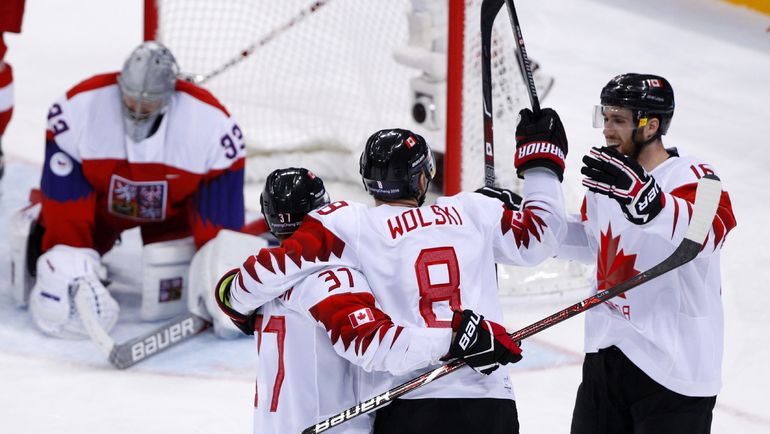 Сборная Канады по хоккею. Фото REUTERS Сборная Канады по хоккею. Фото REUTERS