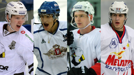 Виталий КРАВЦОВ, Александр ОВЕЧКИН, Евгений КУЗНЕЦОВ и Евгений МАЛКИН.