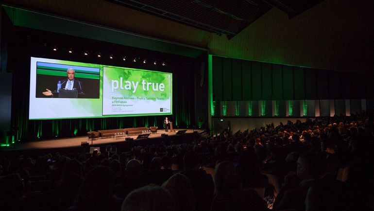 Открытие симпозиума ВАДА. Фото AFP Открытие симпозиума ВАДА. Фото AFP