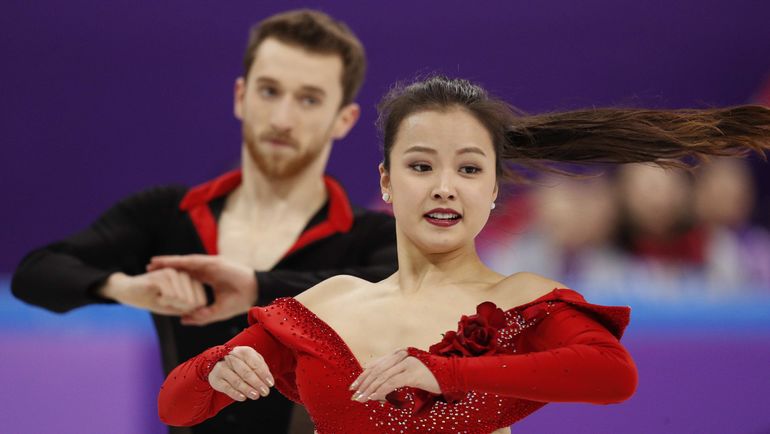 19 февраля. Пхенчхан. Ю РА МИН и ее слетевший топ. Фото REUTERS 19 февраля. Пхенчхан. Ю РА МИН и ее слетевший топ. Фото REUTERS