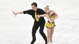 Вчера. Милан. Евгения ТАРАСОВА и Владимир МОРОЗОВ.