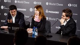 Вчера. Берлин. Владимир КРАМНИК (слева) и Левон АРОНЯН.