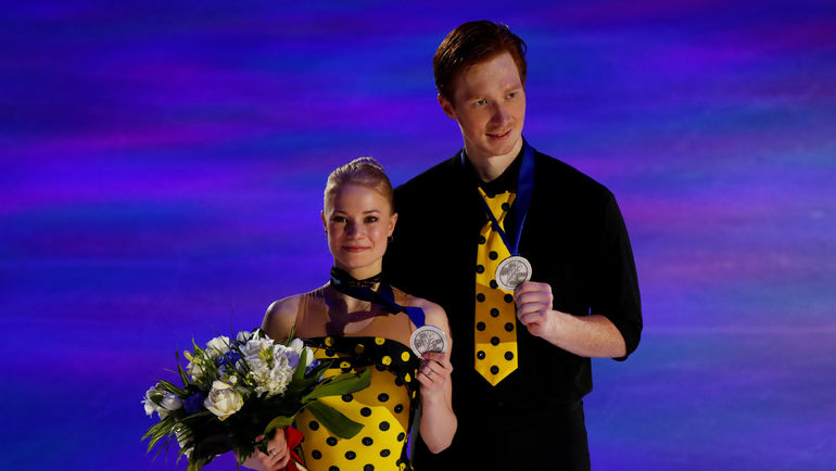 Вчера. Милан. Евгения ТАРАСОВА и Владимир МОРОЗОВ завоевали серебро чемпионата мира. Фото REUTERS Вчера. Милан. Евгения ТАРАСОВА и Владимир МОРОЗОВ завоевали серебро чемпионата мира. Фото REUTERS