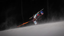 Февраль. Пхенчхан. Антон БАБИКОВ на олимпийской трассе Игр-2018.