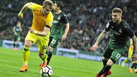 Воскресенье. Краснодар. "Краснодар" – "Анжи" – 1:1. Команда Игоря Шалимова в последних двух домашних матчах взяла лишь одно очко.