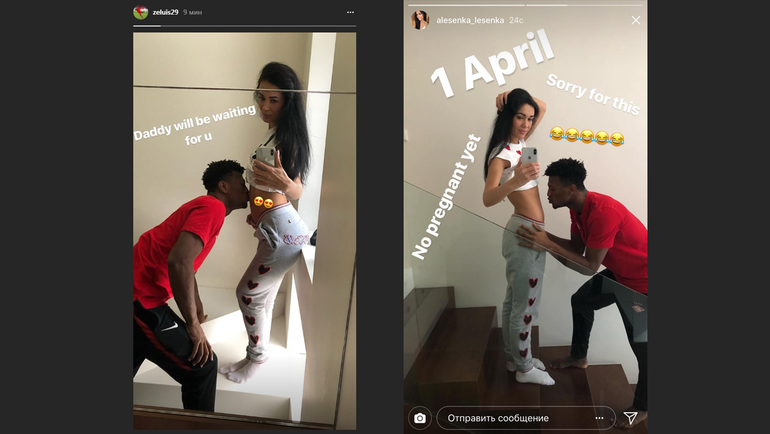 ЗЕ ЛУИШ со своей девушкой. Фото instagram.com/ ЗЕ ЛУИШ со своей девушкой. Фото instagram.com/