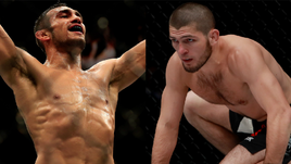 Тони ФЕРГЮСОН и Хабиб НУРМАГОМЕДОВ.