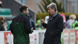 Владелец "Краснодара" Сергей ГАЛИЦКИЙ (справа) и тренер молодежки "быков" Мурад МУСАЕВ. Именно он выбран новым руководителем первой команды.