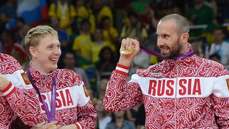 12 августа 2012 года. Лондон. Олимпийский чемпион Сергей ТЕТЮХИН (справа). Фото AFP 12 августа 2012 года. Лондон. Олимпийский чемпион Сергей ТЕТЮХИН (справа). Фото AFP
