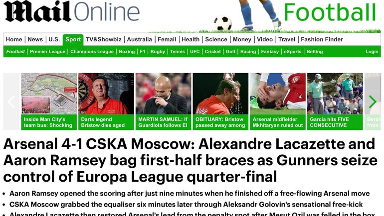 Daily Mail. Daily Mail.