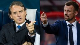 Роберто МАНЧИНИ и Сергей СЕМАК.