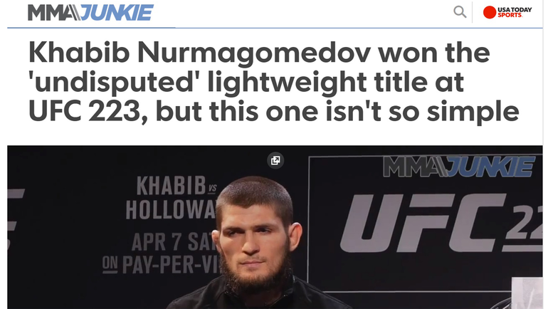 MMA Junkie. MMA Junkie.