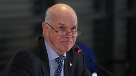 Президент Международного союза биатлонистов (IBU) Андерс БЕССЕБЕРГ.