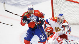 Сегодня. Йевик. Норвегия - Россия - 0:1. Игорь ШЕСТЕРКИН провел уверенно всю игру.