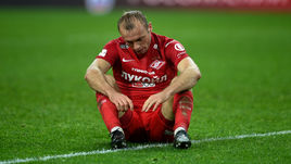 Вчера. Москва. Тушино. "Спартак" - "Тосно" - 1:1, пенальти - 4:5. Эмоции Дениса ГЛУШАКОВА.