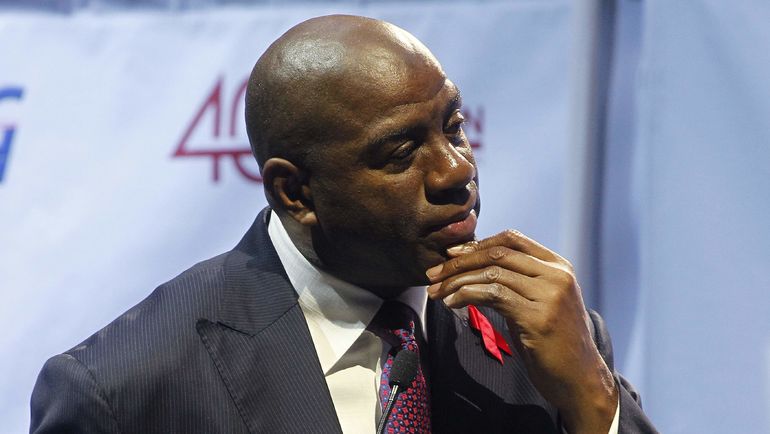 Мэджик ДЖОНСОН. Фото REUTERS Мэджик ДЖОНСОН. Фото REUTERS