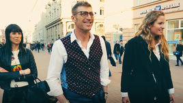 Массимо КАРРЕРА на Арбате.