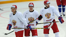 Вадим ШИПАЧЕВ, Артемий ПАНАРИН, Вячеслав ВОЙНОВ (слева направо).