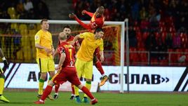 Сегодня. Тула. "Арсенал" - "Анжи" - 2:1. Махачкалинская команда осталась в зоне стыковых матчей.