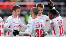 Воскресенье. Пермь. "Амкар" - "Спартак" - 0:2. Красно-белые прервали серию из поражений и вышли на второе место.