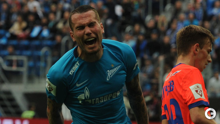 Сегодня. Санкт-Петербург. "Зенит" - ЦСКА - 0:0. Антон ЗАБОЛОТНЫЙ.