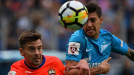 Воскресенье. Санкт-Петербург. "Зенит" - ЦСКА - 0:0. Сине-бело-голубые потеряли шансы на чемпионство.