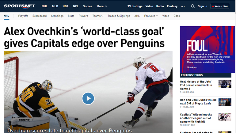 Sportsnet. Sportsnet.