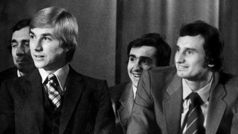 Олег РОМАНЦЕВ, Сергей ШАВЛО, Федор ЧЕРЕНКОВ и Юрий ГАВРИЛОВ. Фото Алексей МАТВЕЕВ Олег РОМАНЦЕВ, Сергей ШАВЛО, Федор ЧЕРЕНКОВ и Юрий ГАВРИЛОВ. Фото Алексей МАТВЕЕВ