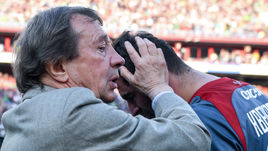 Сегодня. Москва. "Локомотив" - "Зенит" - 1:0. Юрий СЕМИН - трехкратный чемпион России.