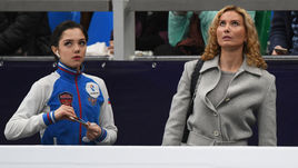 Евгения МЕДВЕДЕВА и Этери ТУТБЕРИДЗЕ.