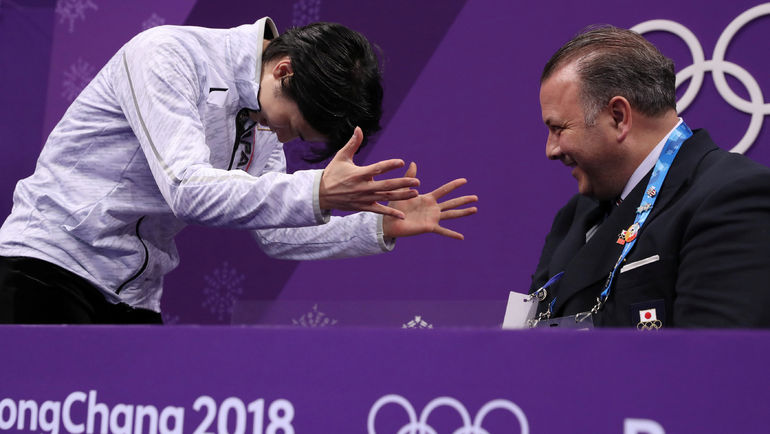 Юдзуру ХАНЮ и Брайан ОРСЕР. Фото REUTERS Юдзуру ХАНЮ и Брайан ОРСЕР. Фото REUTERS